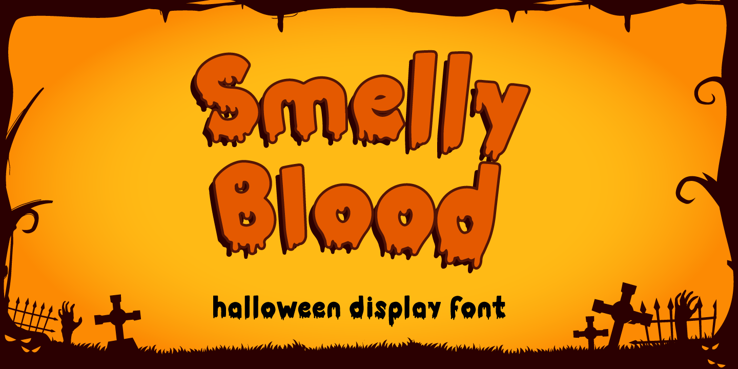 Шрифт Smelly Blood